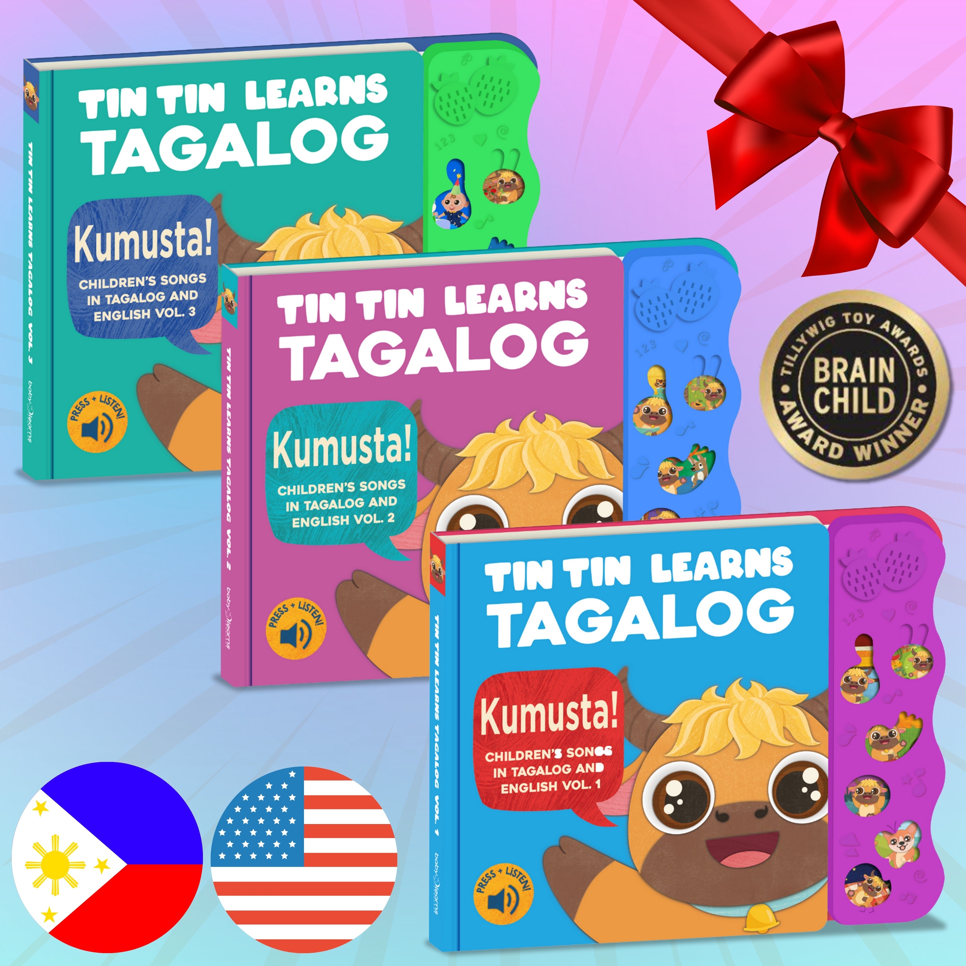 Tin Tin Learns Tagalog Bundle